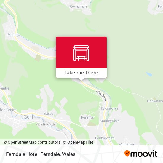Ferndale Hotel, Ferndale map