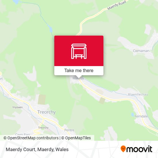 Maerdy Court, Maerdy map