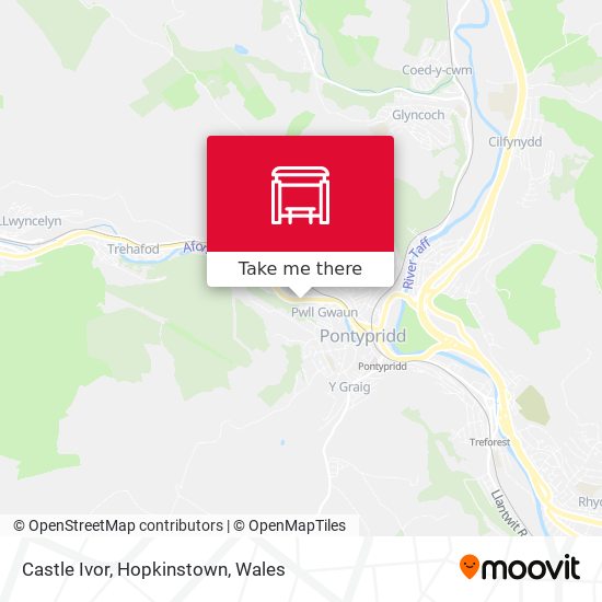 Castle Ivor, Hopkinstown map