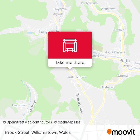 Brook Street, Williamstown map