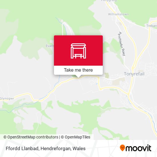 Ffordd Llanbad, Hendreforgan map