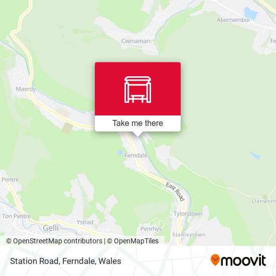 Station Road, Ferndale map