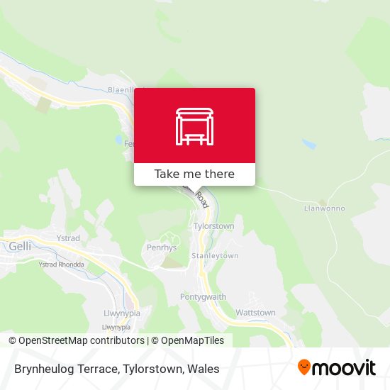 Brynheulog Terrace, Tylorstown map