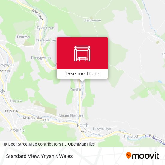 Standard View, Ynyshir map