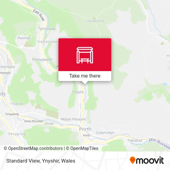 Standard View, Ynyshir map