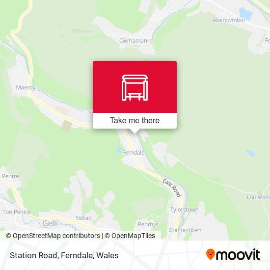 Station Road, Ferndale map