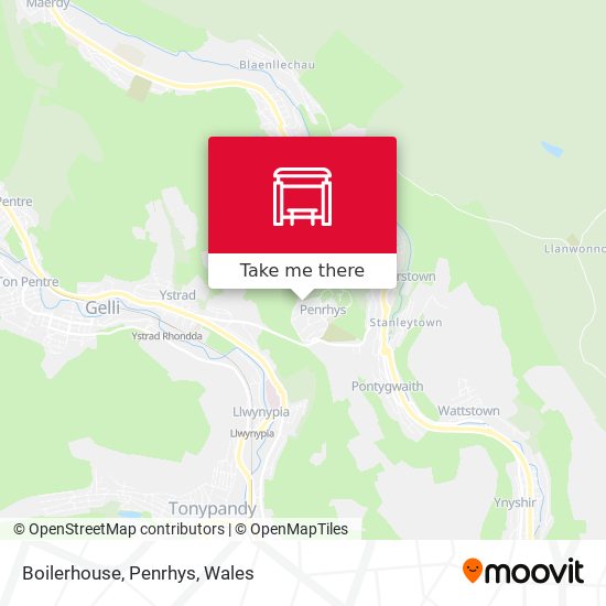 Boilerhouse, Penrhys map