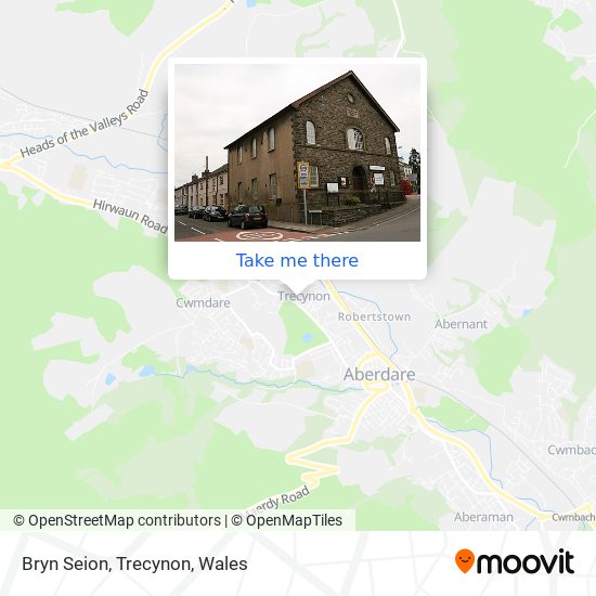 Bryn Seion, Trecynon map