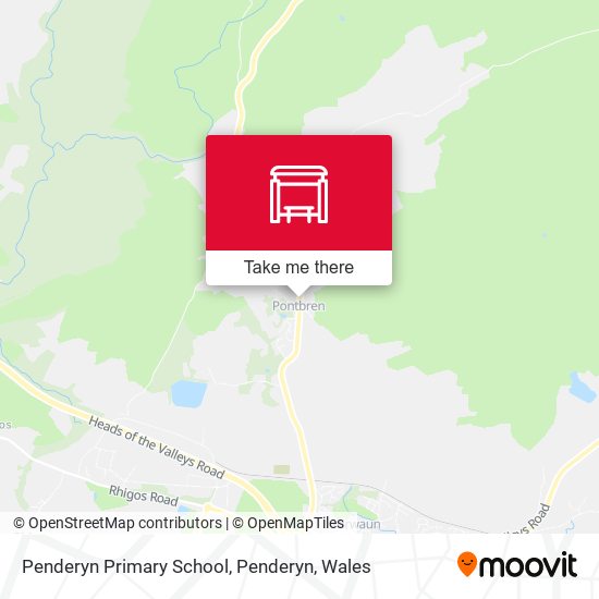 Penderyn Primary School, Penderyn map