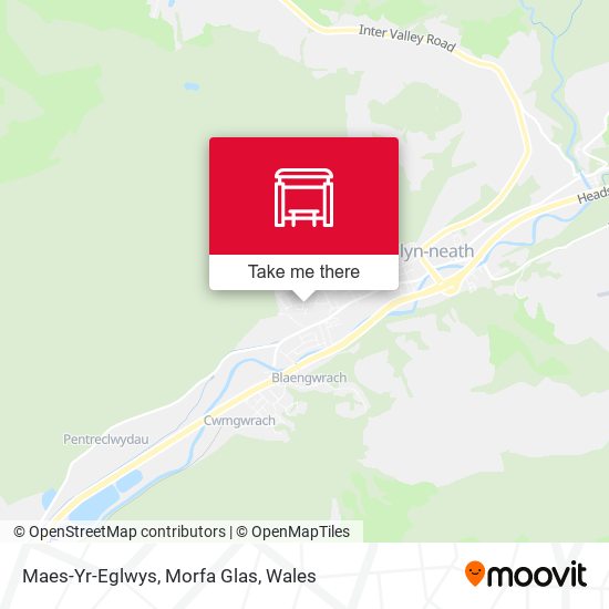 Maes-Yr-Eglwys, Morfa Glas map