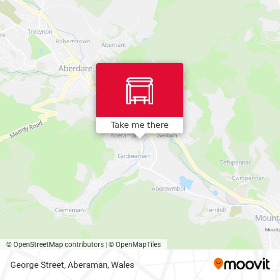 George Street, Aberaman map