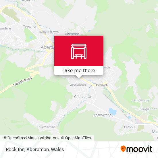 Rock Inn, Aberaman map