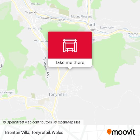 Brentan Villa, Tonyrefail map