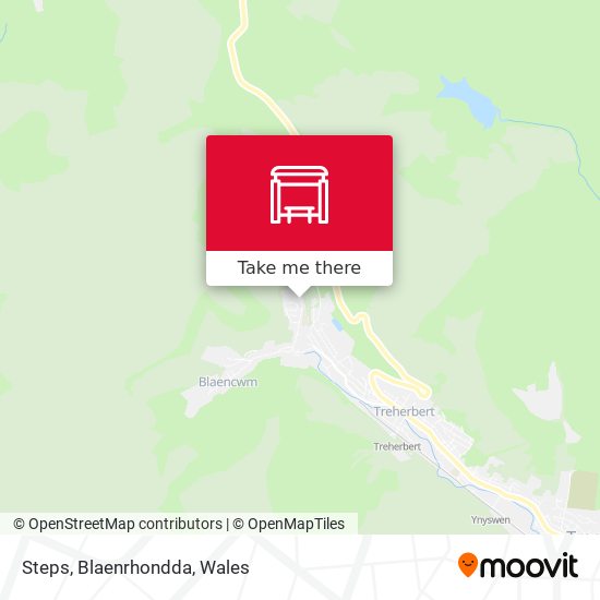 Steps, Blaenrhondda map
