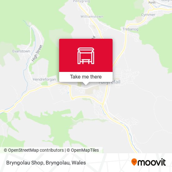 Bryngolau Shop, Bryngolau map