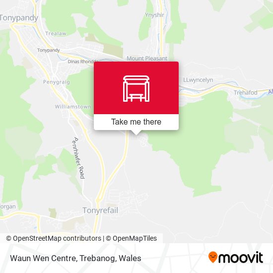 Waun Wen Centre, Trebanog map
