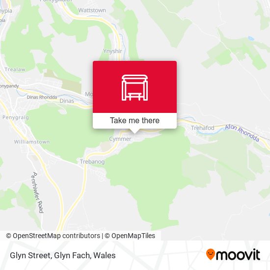 Glyn Street, Glyn Fach map