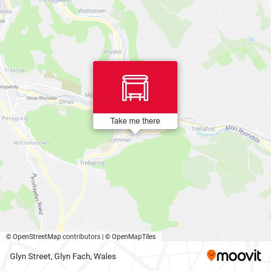 Glyn Street, Glyn Fach map
