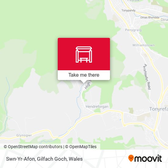 Swn-Yr-Afon, Gilfach Goch map