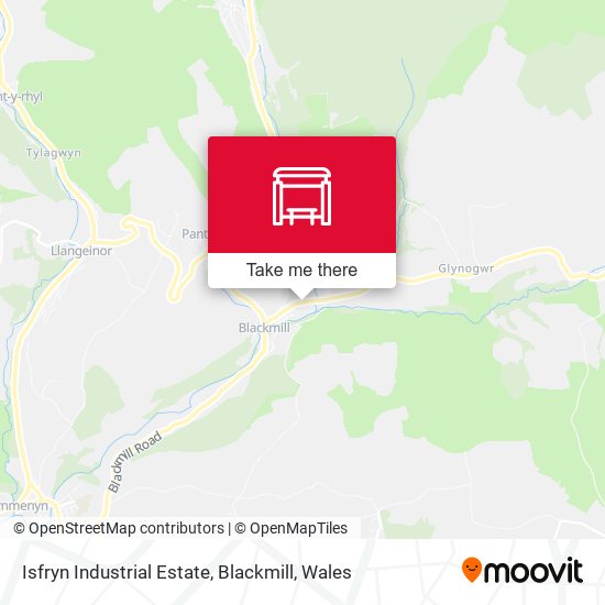 Isfryn Industrial Estate, Blackmill map