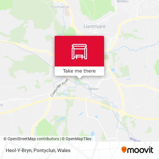 Heol-Y-Bryn, Pontyclun map