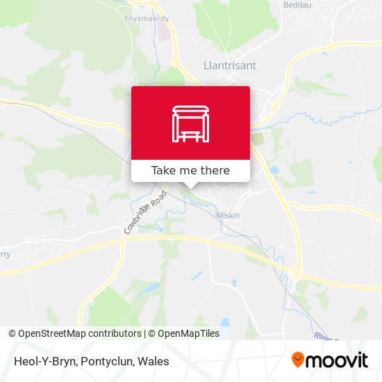 Heol-Y-Bryn, Pontyclun map