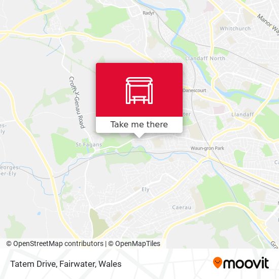 Tatem Drive, Fairwater map