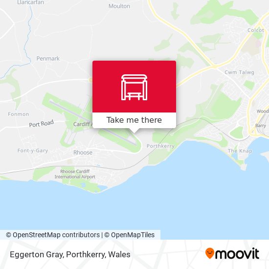 Eggerton Gray, Porthkerry map