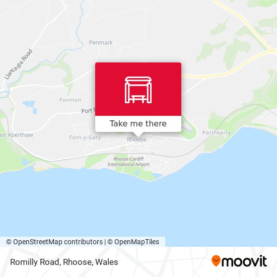 Romilly Road, Rhoose map