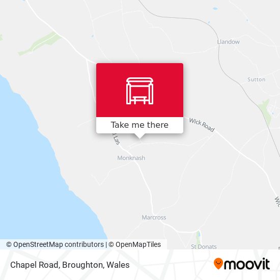 Chapel Road, Broughton map