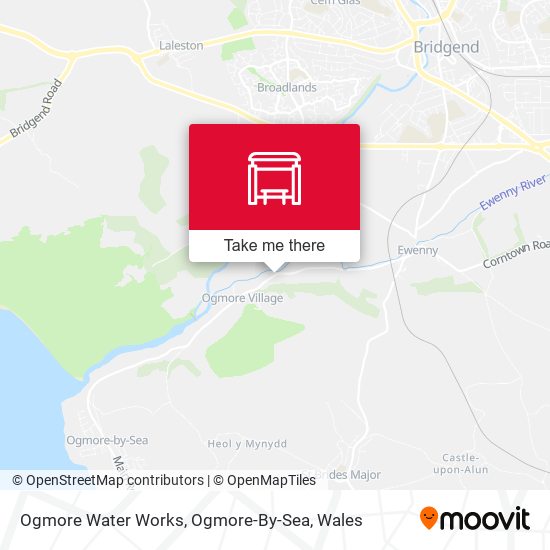 Ogmore Water Works, Ogmore-By-Sea map