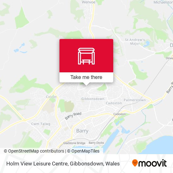 Holm View Leisure Centre, Gibbonsdown map