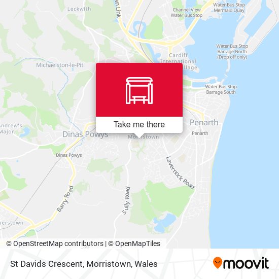 St Davids Crescent, Morristown map