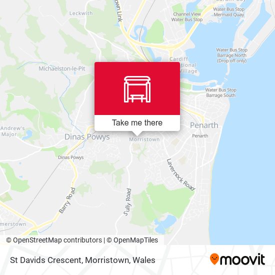 St Davids Crescent, Morristown map