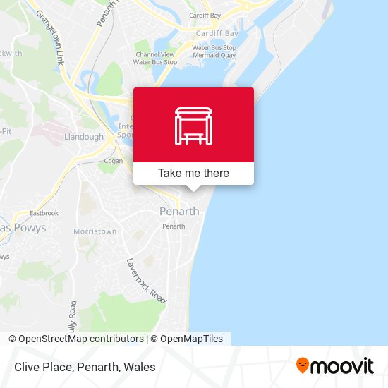 Clive Place, Penarth map
