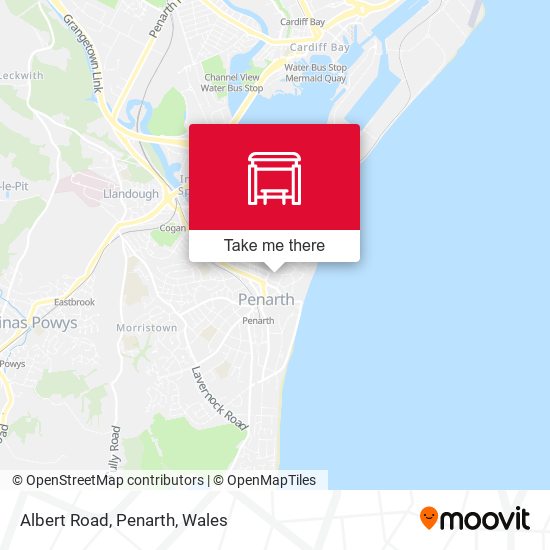 Albert Road, Penarth map