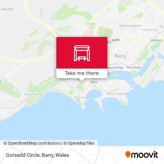 Gorsedd Circle, Barry map