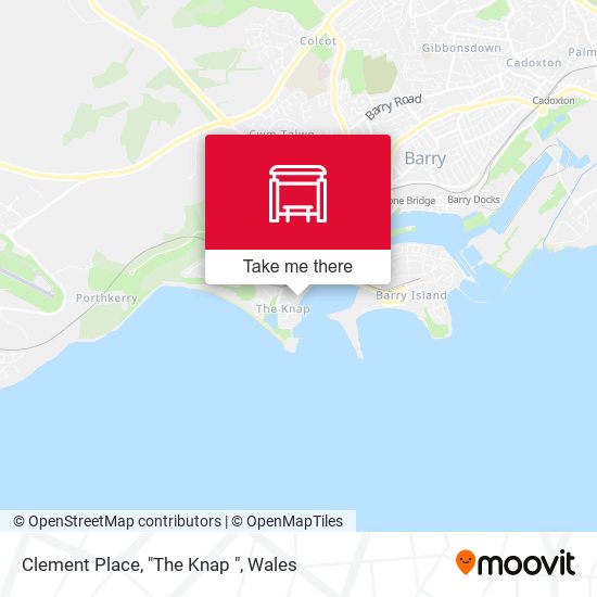 Clement Place, "The Knap " map