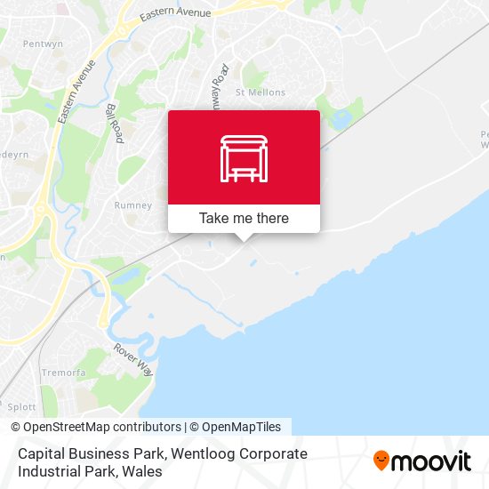 Capital Business Park, Wentloog Corporate Industrial Park map