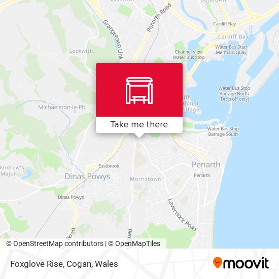 Foxglove Rise, Cogan map