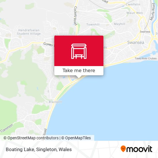 Boating Lake, Singleton map