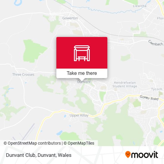Dunvant Club, Dunvant map