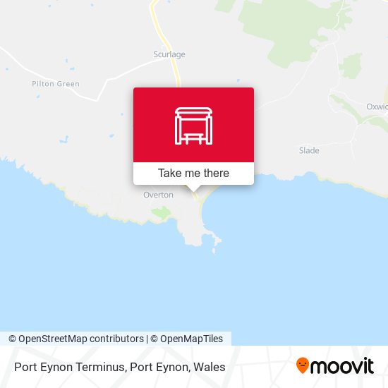 Port Eynon Terminus, Port Eynon map