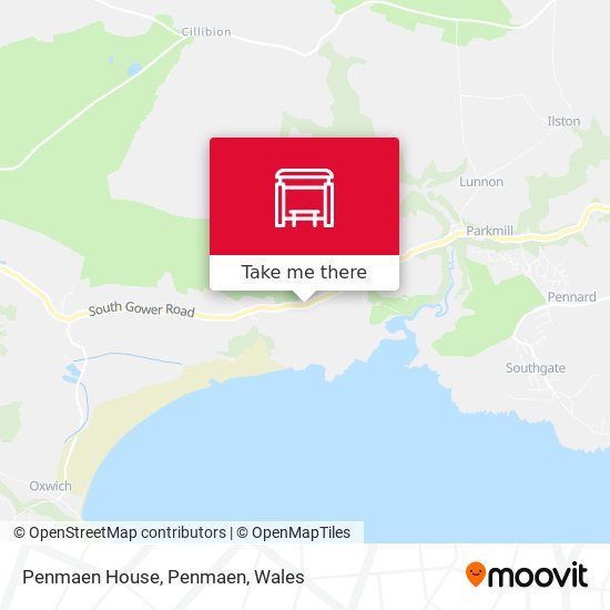 Penmaen House, Penmaen map