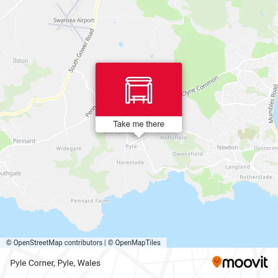 Pyle Corner, Pyle map