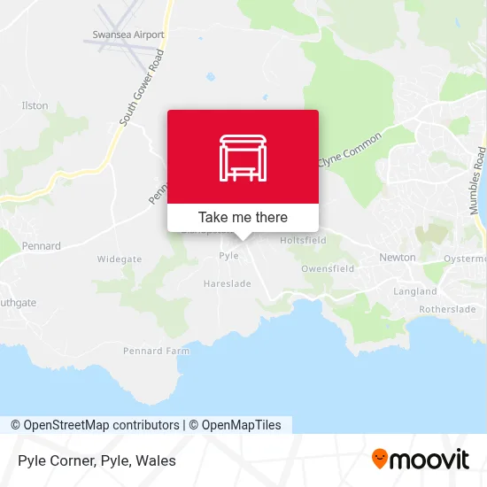 Pyle Corner, Pyle map