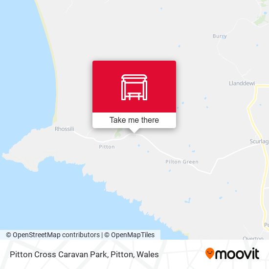 Pitton Cross Caravan Park, Pitton map