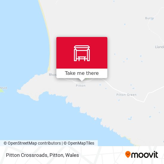 Pitton Crossroads, Pitton map