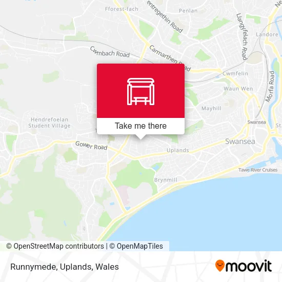 Runnymede, Uplands map