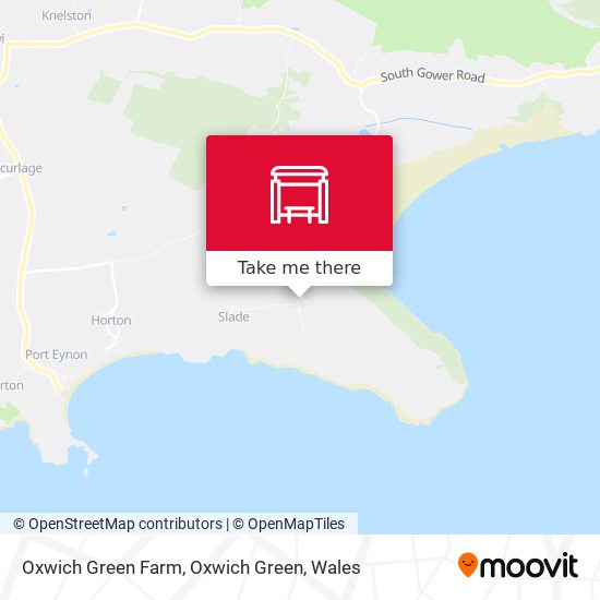 Oxwich Green Farm, Oxwich Green map